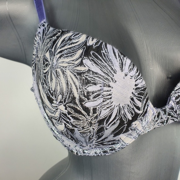 Victoria Secret Bra Dream Angels Push Up Silver - Picture 3 of 6